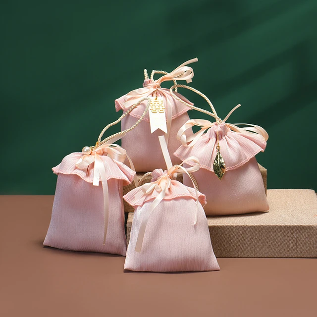 10 pezzi nuovi sacchetti regalo involucri di biscotti di caramelle festa di  compleanno di nozze panno da bagno per bambini involucri regalo per gli  ospiti decorazione natalizia - AliExpress