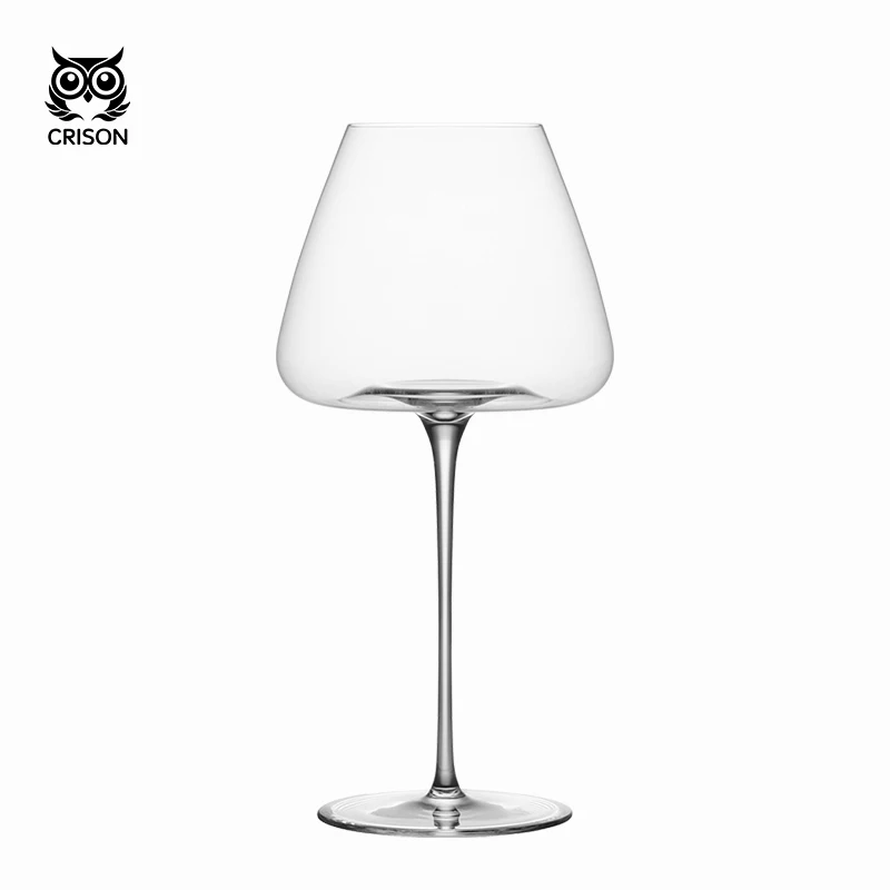 CRISON PNT01 Ultra-Thin Handmade Crystal Red Wine Glass for Riesling Burgundy - Premium Quality Home Wine Glass