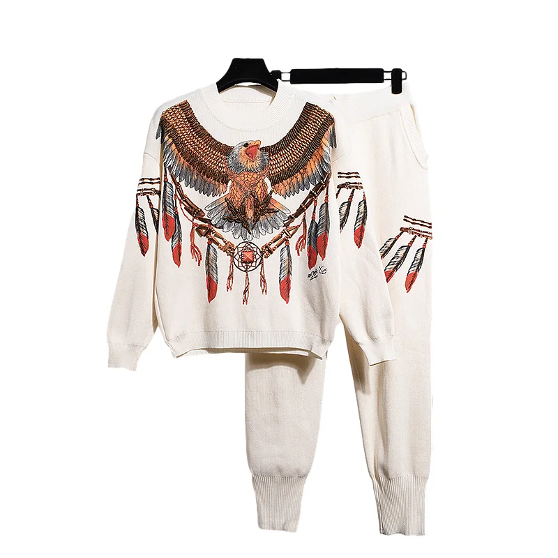 black-white-knitted-tracksuits-set-women-beading-cartoons-eagle-sweater-pencil-pants-2pc-loose-casual-two-piece-outfits-female