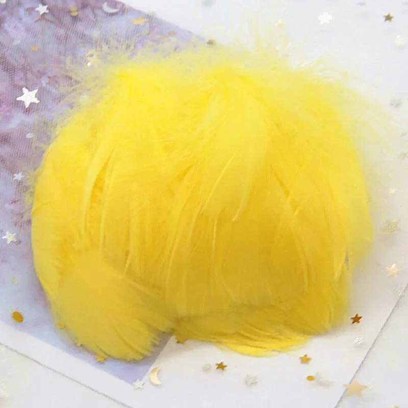Elegant Natural Goose & Swan Feathers for Home Decor & Crafting - 100 Pieces
