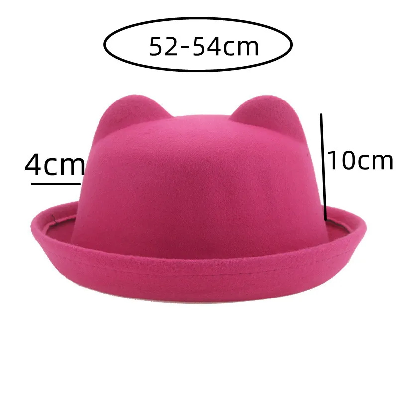 Hats For Women Kids Fedoras Panama Winter Hats 52cm 58cm
