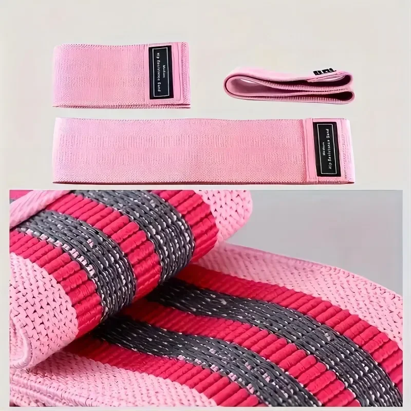 1/3PCS Elastic Bands Fitness Resistance Bands Yoga Pilates Hip Circle Expander Bands Gym Training Home Workout Equipment