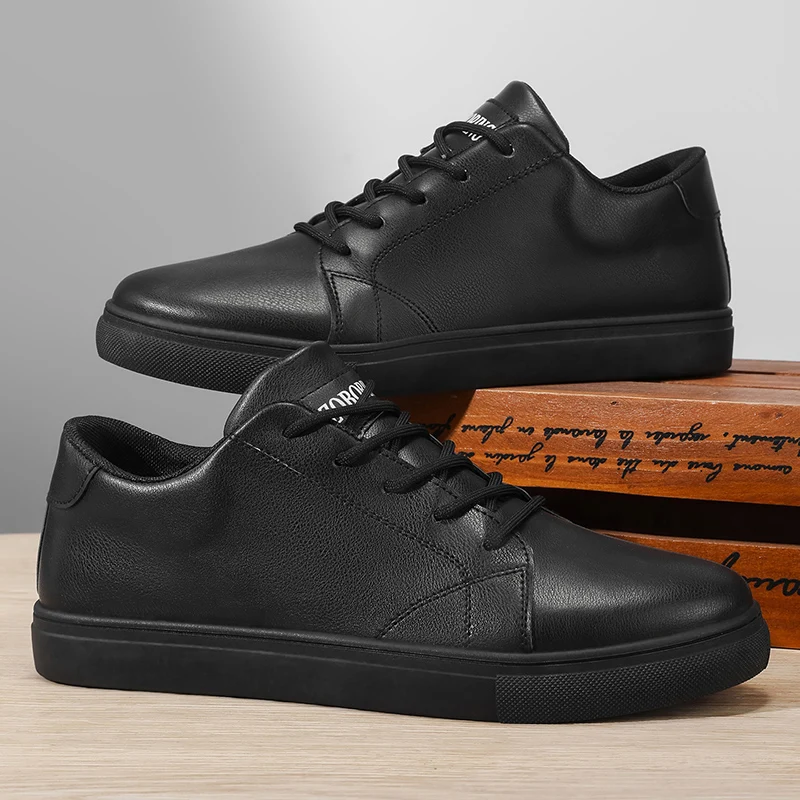 2026 Spring and Autumn Large Size New Trendy Men's Shoes Korean Style Breathable Versatile White Shoes Running Youth Casual Sports Shoes 4