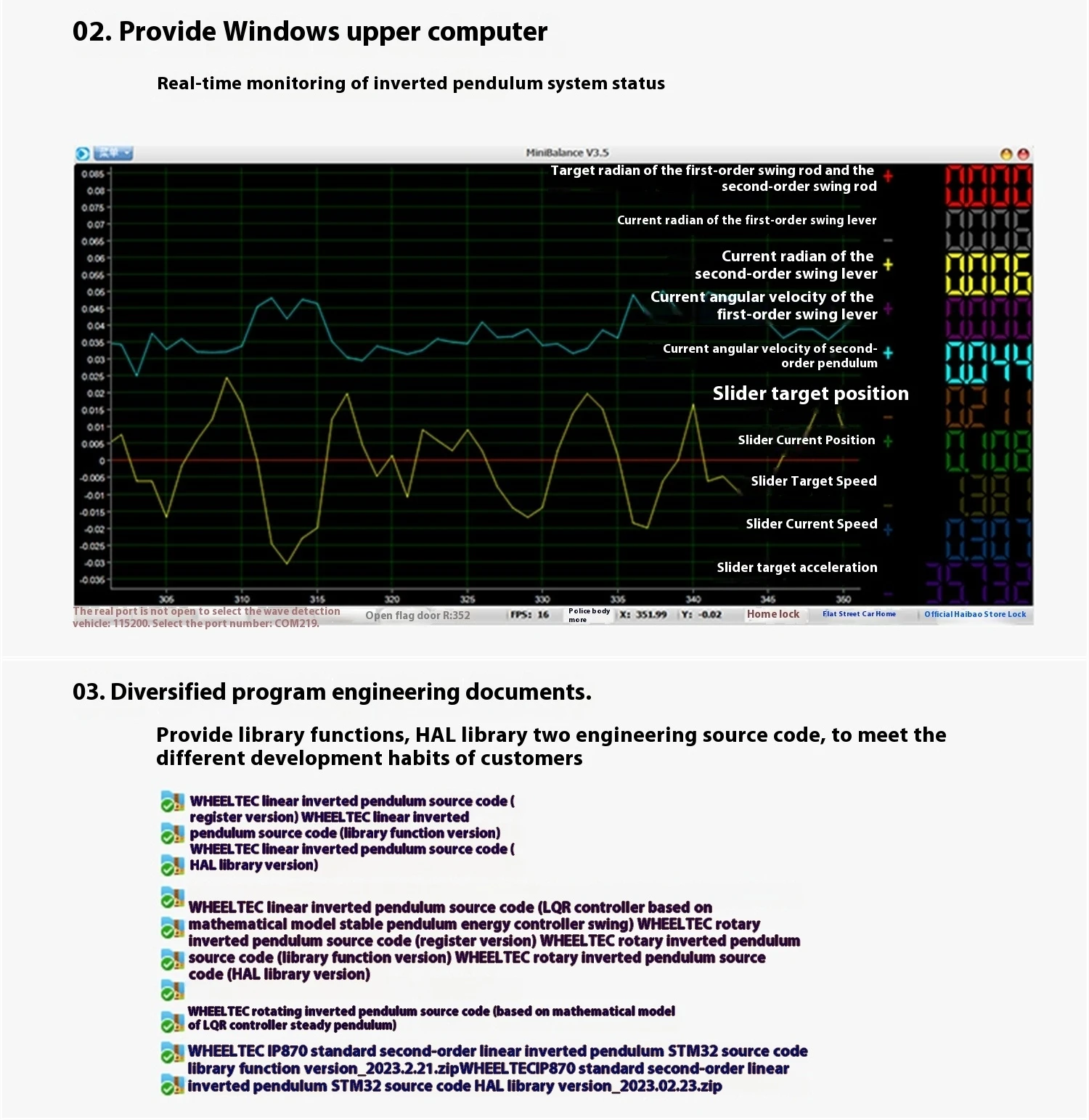 WHEELTEC IP570 STM32 version inverted pendulum