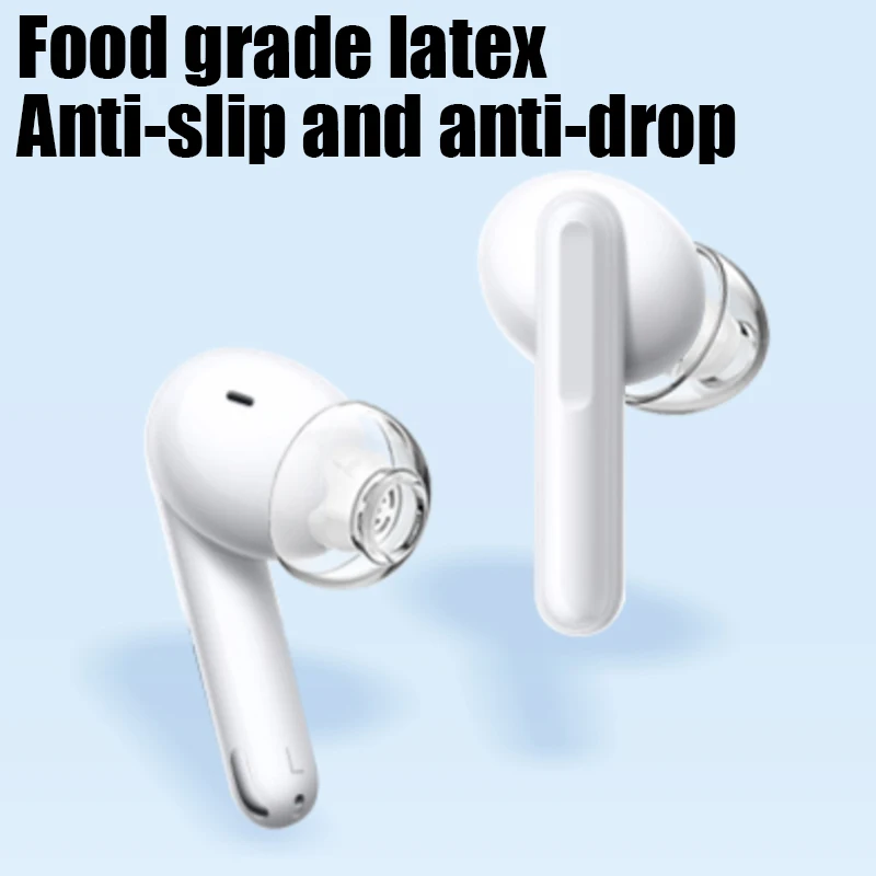 Latex Ear Tips for Oppo Enco X2 Anti-drop Anti-allergic Ear Plugs for OPPO Enco Series Replacement Noise Cancelling EarBuds