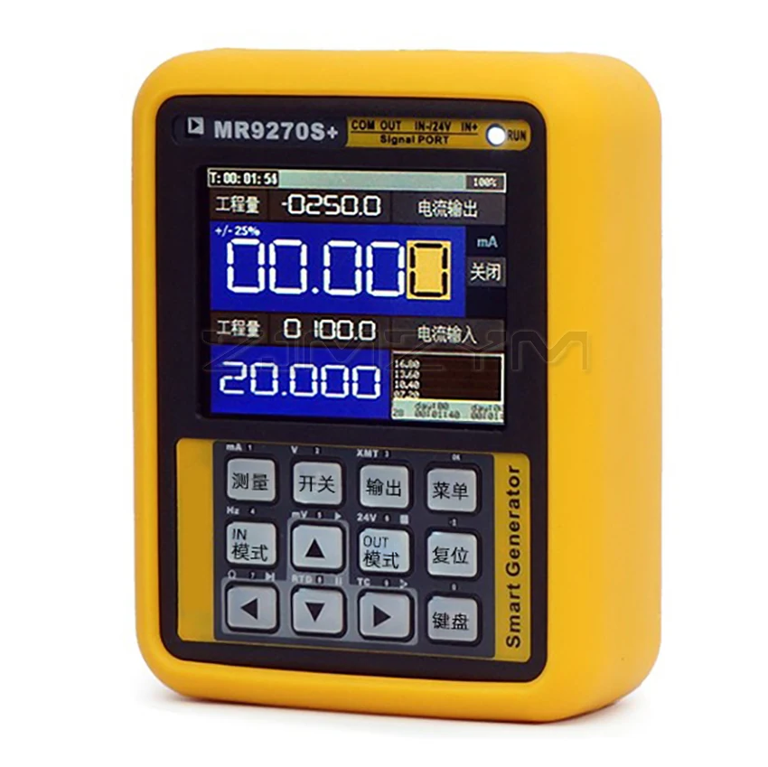 

MR9270S + HART 4-20MA Signal Generator Calibrate Current Voltage PT100 Thermocouple Pressure Transmitter Recorder Frequency