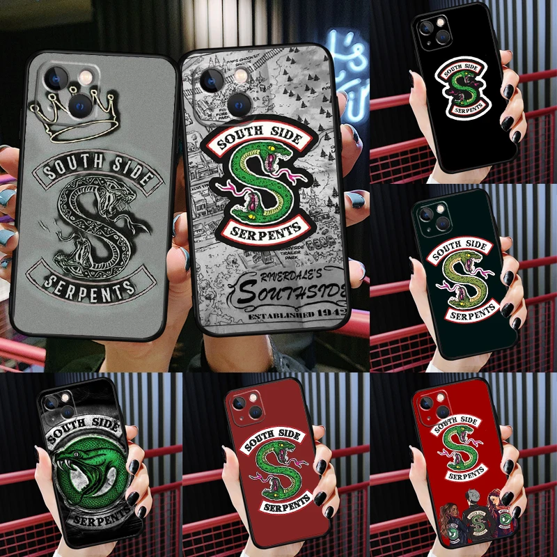 Чехол Riverdale South Side Serpents для iPhone 12 11 13 Pro Max Mini XS XR X SE 2020 6S 7 8 Plus задняя крышка телефона |