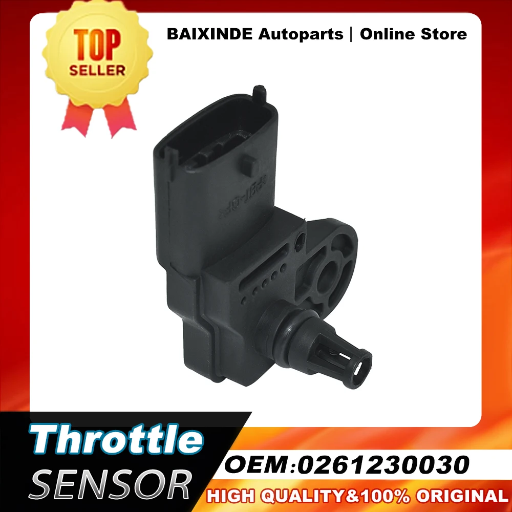 

OEM 0261230030 46533518 MAP Manifold Pressure Sensor For FIAT 500 PANDA PALIO LINEA PUNTO BRAVA BRAVO DOBLO IDEA MUSA STILO