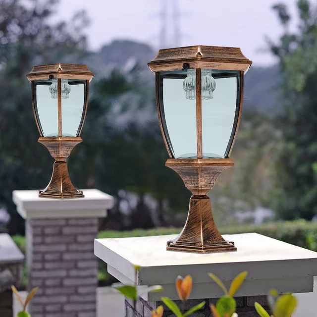 2x Outdoor Decorative Wall Lamp Pillar Lights: A Perfect Addition to Your Outdoor Space