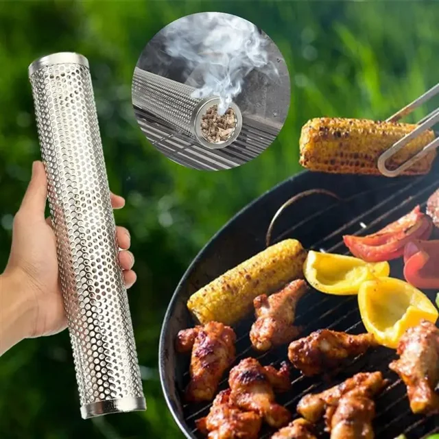 12 In Pellet Smoker Tube Set 5 Hour Smoke Tube Generator For Hot Cold Smoking Grill Made Of Heavy Duty Stainless Steel Stainless Steel As Shown - Foto 7