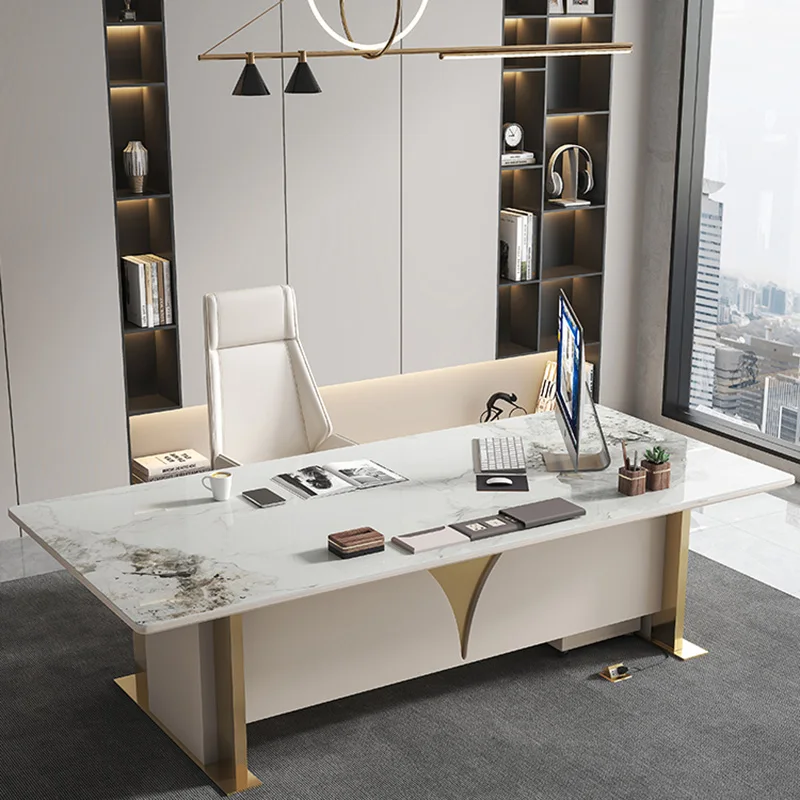 

Luxury Italian Office Desk Storage Modern Coffee Table Console Organizers Nordic Escritorios De Oficina Office Furniture