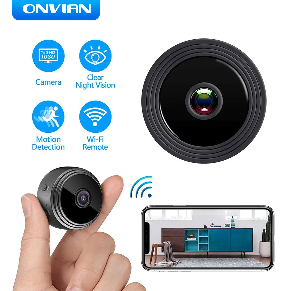 Onvian A9 Wifi Mini IP Camera Outdoor Night Version Micro Camera Camcorder Security HD 1080P Wireless Remote Security Cameras