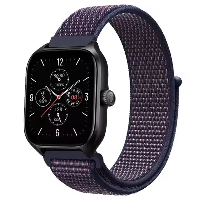Nylon Loop Band Strap - Durable and Comfortable Bracelet 20mm