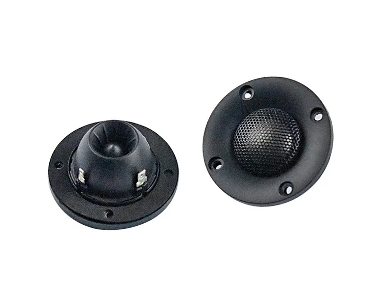 GHXAMP 2PCS 66mm Titanium Tweeter Speaker 4ohm 30W Neodymium HIFI 25Core Treble with Panel