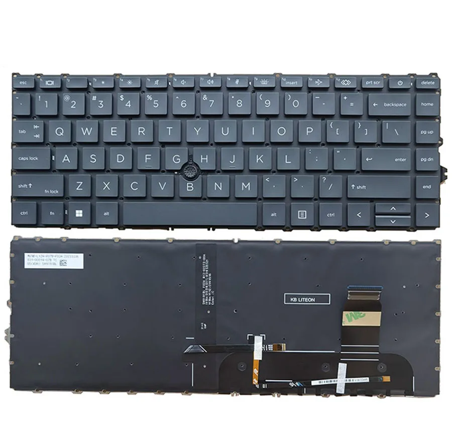 Nuova Tastiera Usa Per Hp Elitebook 840 G8 840 G7 845 G7 745 G7 745 G8 Con Punto Retroilluminato Inglese