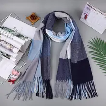 

2022 New winter scarves for women shawls warm wraps lady pashmina pure blanket cashmere scarf
