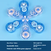 2-6Pcs Roller Correction Tape Set 8mx5mm Sticker Tape for Error Eraser Tape School Supplies Stationery Student Accessories 3