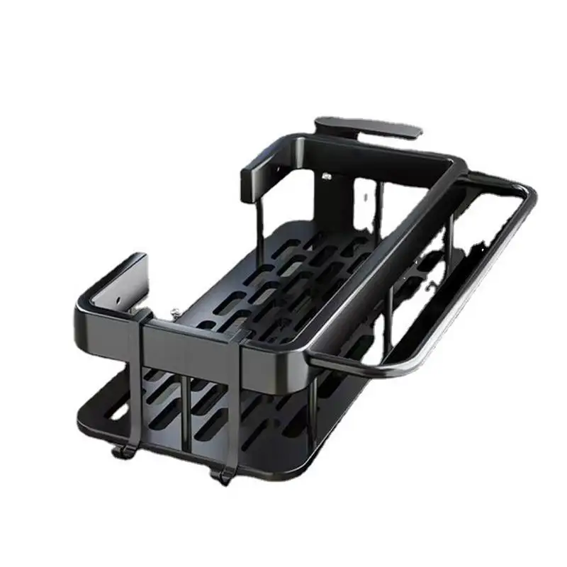 Kitchen Sink Caddy No Punching Sink Organizer Caddy Dish Cloth Hanger Kitchen Accessories Draining Rack For Sponges Wipes And