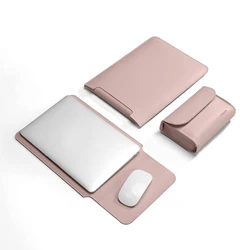 Versatile Laptop Sleeve Case: Premium Notebook Bag and Protective Cover - 15-15.4inch (PINK)