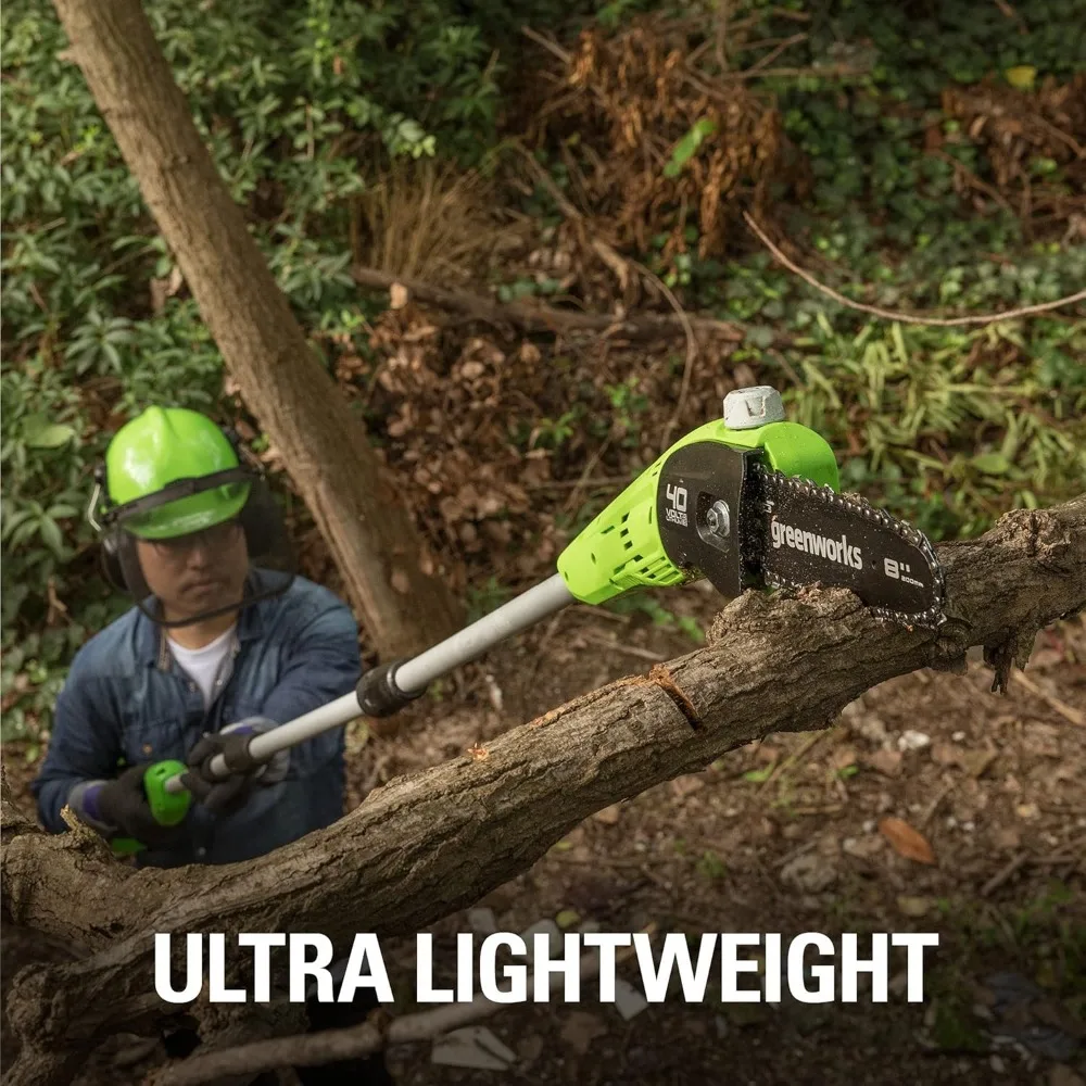 40V 8-Inch Cordless Polesaw, 2.0Ah Battery and Charger Included 6