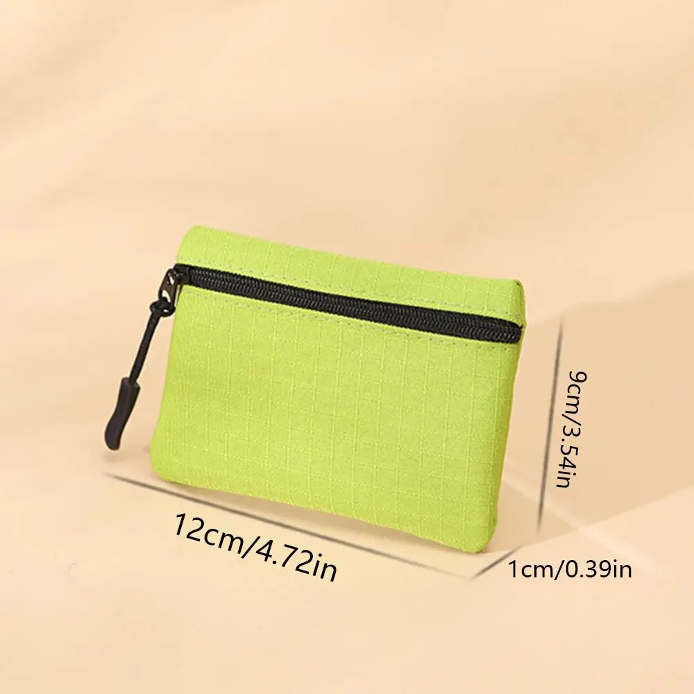 Coin Purse Plush Coin Purse Coin Wallet Change Bag Card Wallet Fashion Zipper Type Women Solid Color Waterproof Small Item Card Storage Bag Travel Portable