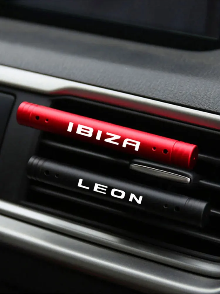 Car Air Vent Freshener Conditioner Clip Diffuser Solid Perfume For seat leon ibiza Alhambra Exeo Altea Arona Mii IBL Accessories