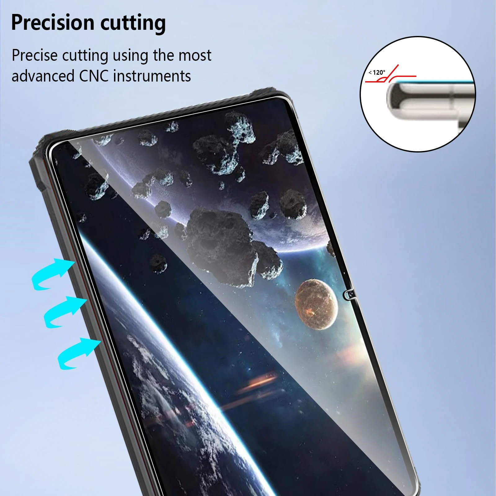 Screen Protector for Oukitel RT8 Tablet 11 inch 2024 Premium HD Clear 9H Hardness Tempered Glass Film for Oukitel RT8 11" 2024 5