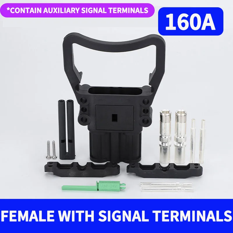 Connettore Maschio Per Carrelli Elevatori Elettrici - Kit Cavo Ricarica 320A DC150V Con Terminali In Rame | Installazione Semplice - Foto 4