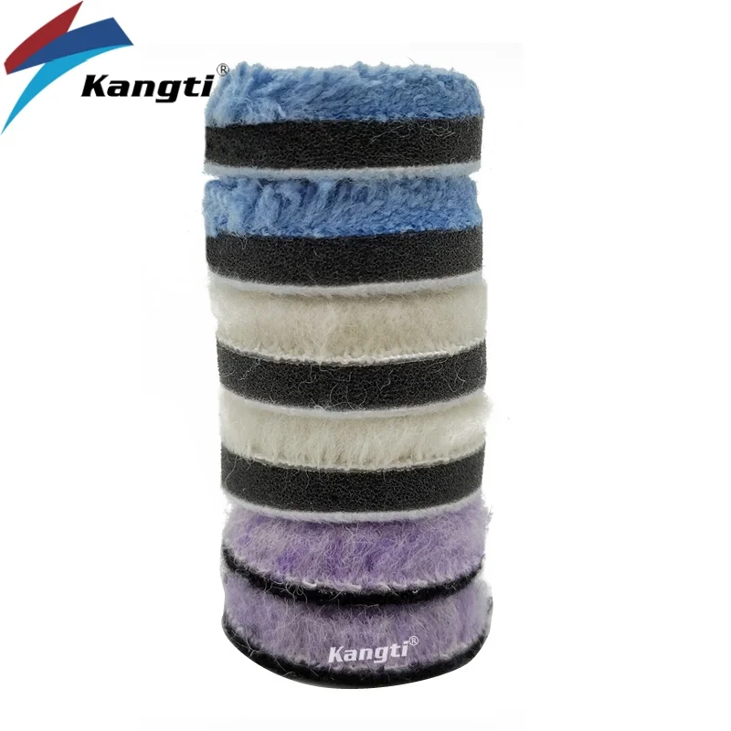 1 inch 2 inch polishing sponge board coarse medium fine suitable RO/DA polishing machine car polishing sponge,polishing sponge set