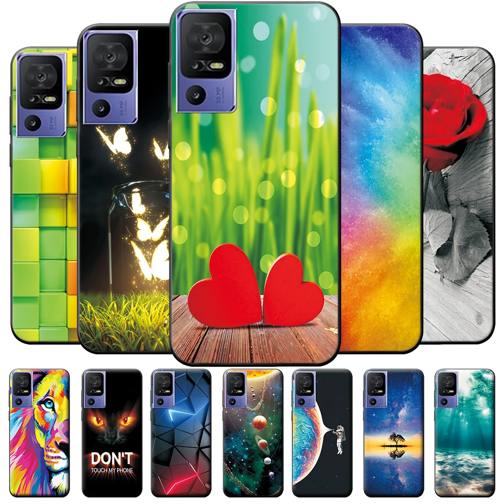 Per Custodia Tcl 40 Se Custodia Per Telefono Moda Da 6.75 Pollici Per Custodia Per Telefono Tcl 40 Se Per Paraurti Con Cover Posteriore Morbida In Sil