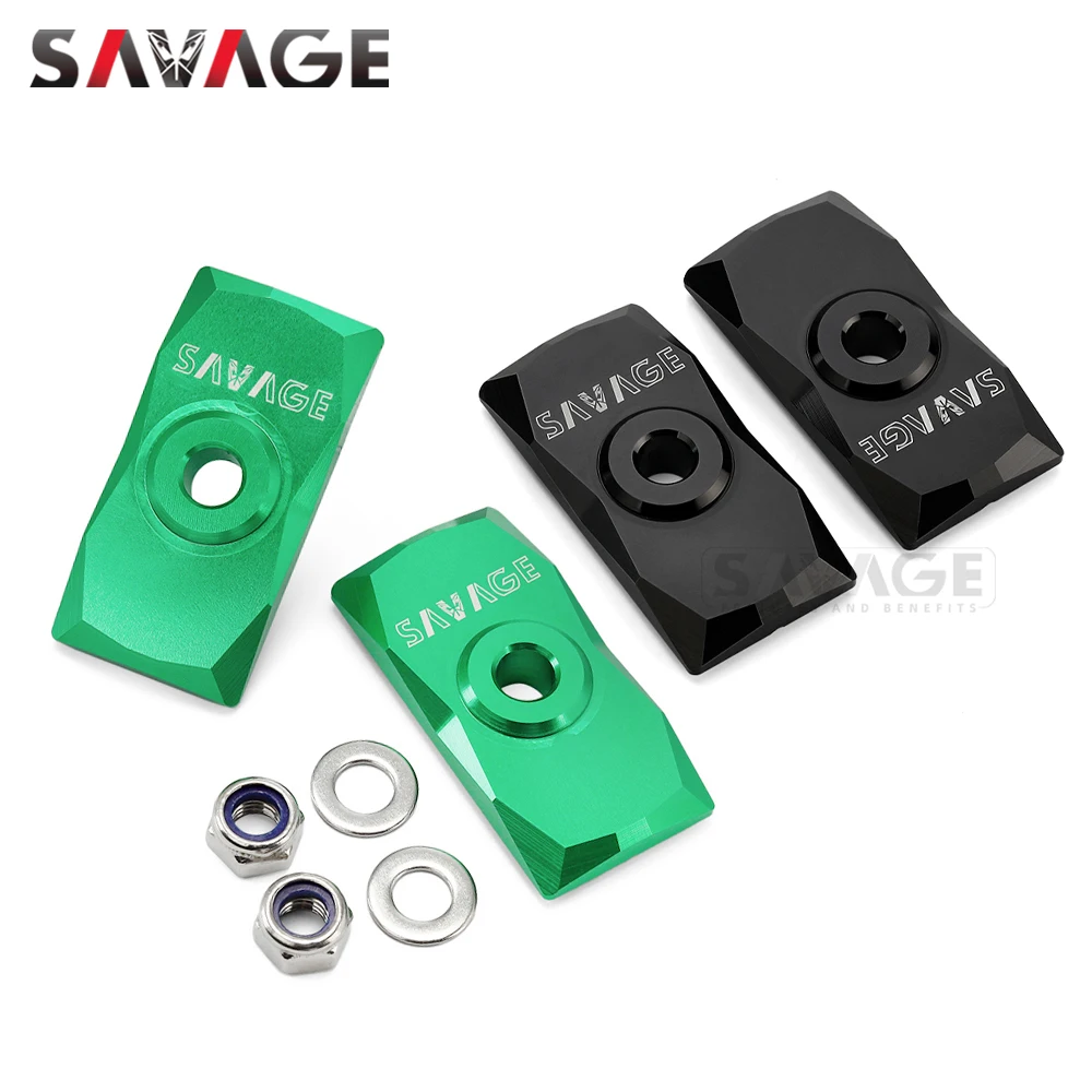 Motorcycle Chain Adjuster Swingarm End Cap For Kawasaki Z250 Z300