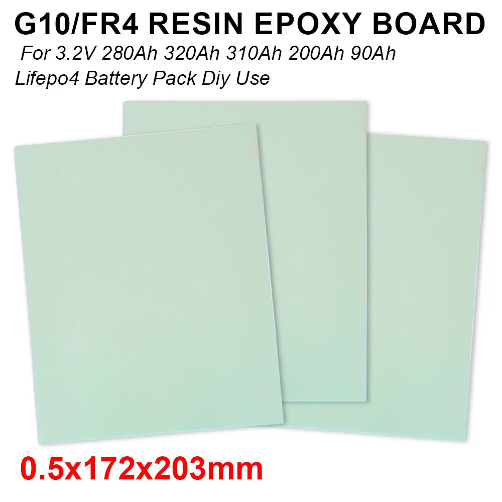 G10/FR4 Resin Epoxy Board Fiber Glass Board Insulation Material Water Green For Lithium Battery Box Assembly/Pad/3D Printing
