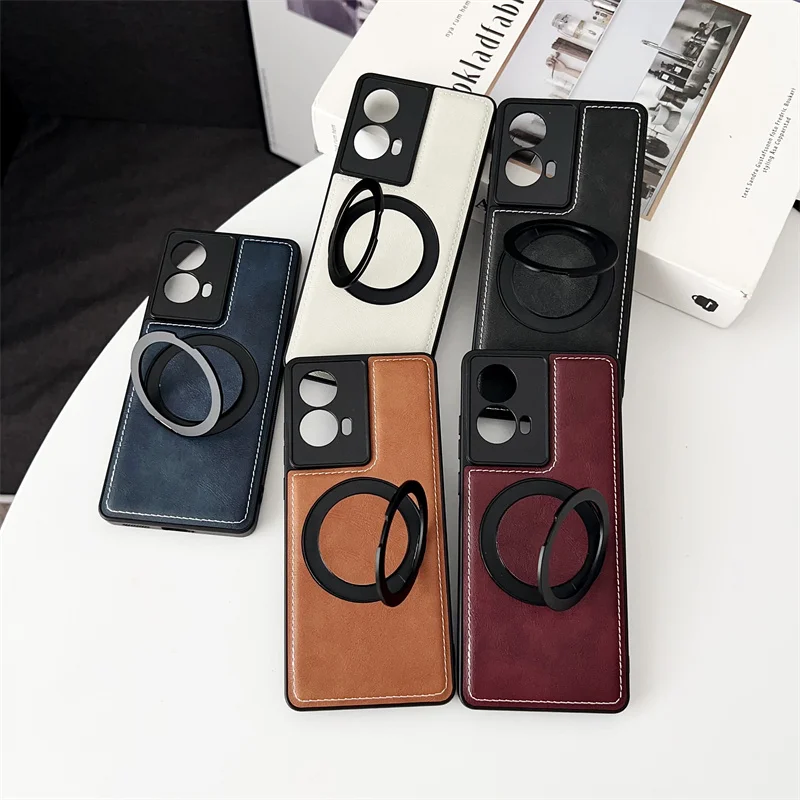 360-Degree Magnetic Stand Case with Rotating Feature