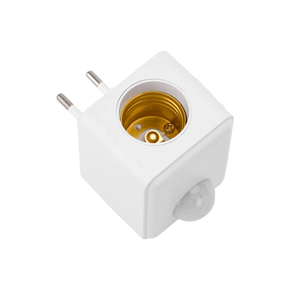 E27 Lamp Base Infrared EU/US Plug 2-color Dimmering Lamp Socket Converter On/Off Book light Adapter Plug Switch Lamp Base Socket Converter Lamp Socket Adapter