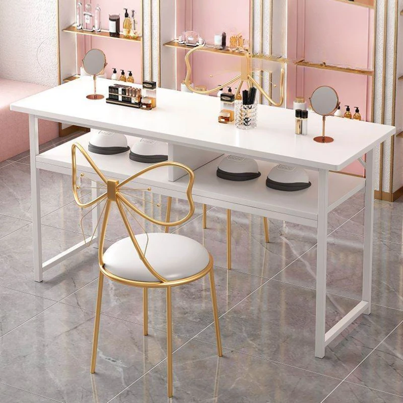 Salon Japanese Manicure Desk White Speciality Simple Receptionist Nail Table Minimalist Exquisite Mesa Manicure Furniture HD50ZJ white exquisite manicure table receptionist modern speciality nordic nail desk simple design manicure tafel furniture hd50zj