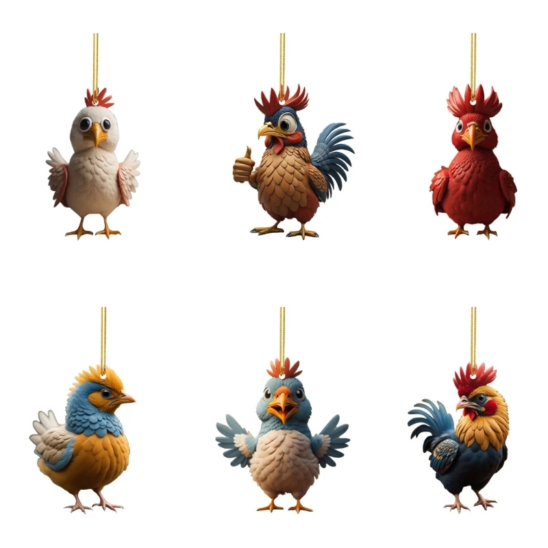 

Многоцелевой кулон в виде петуха из дерева, домашнее украшение для вечеринки