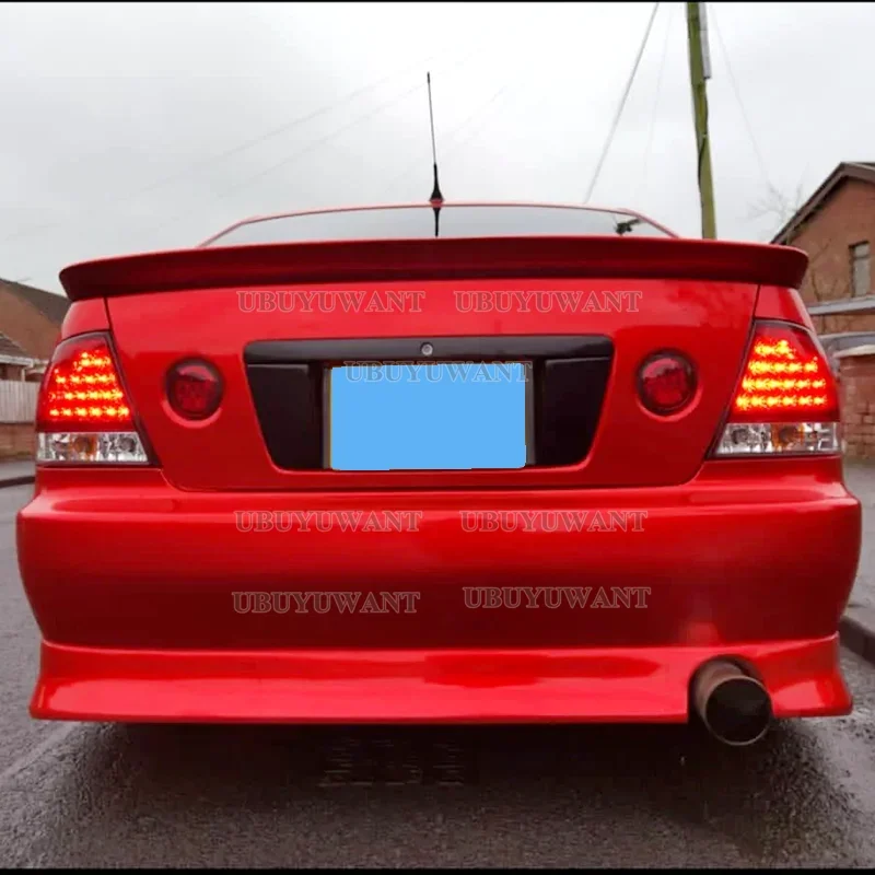 

Спойлер из настоящего углеродного волокна для Lexus IS 200, задние крылья Ducktail, глянцевые, черные, IS200 1998 1999 2000 2001 2002, аксессуары для багажника