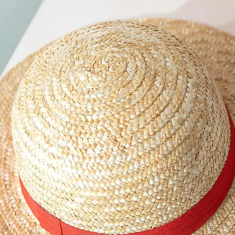 Anime Cosplay Straw Hat Prop Cap Role Play Stage Performance Accessories Adult Unisex Sunshade Hat cosplay hat