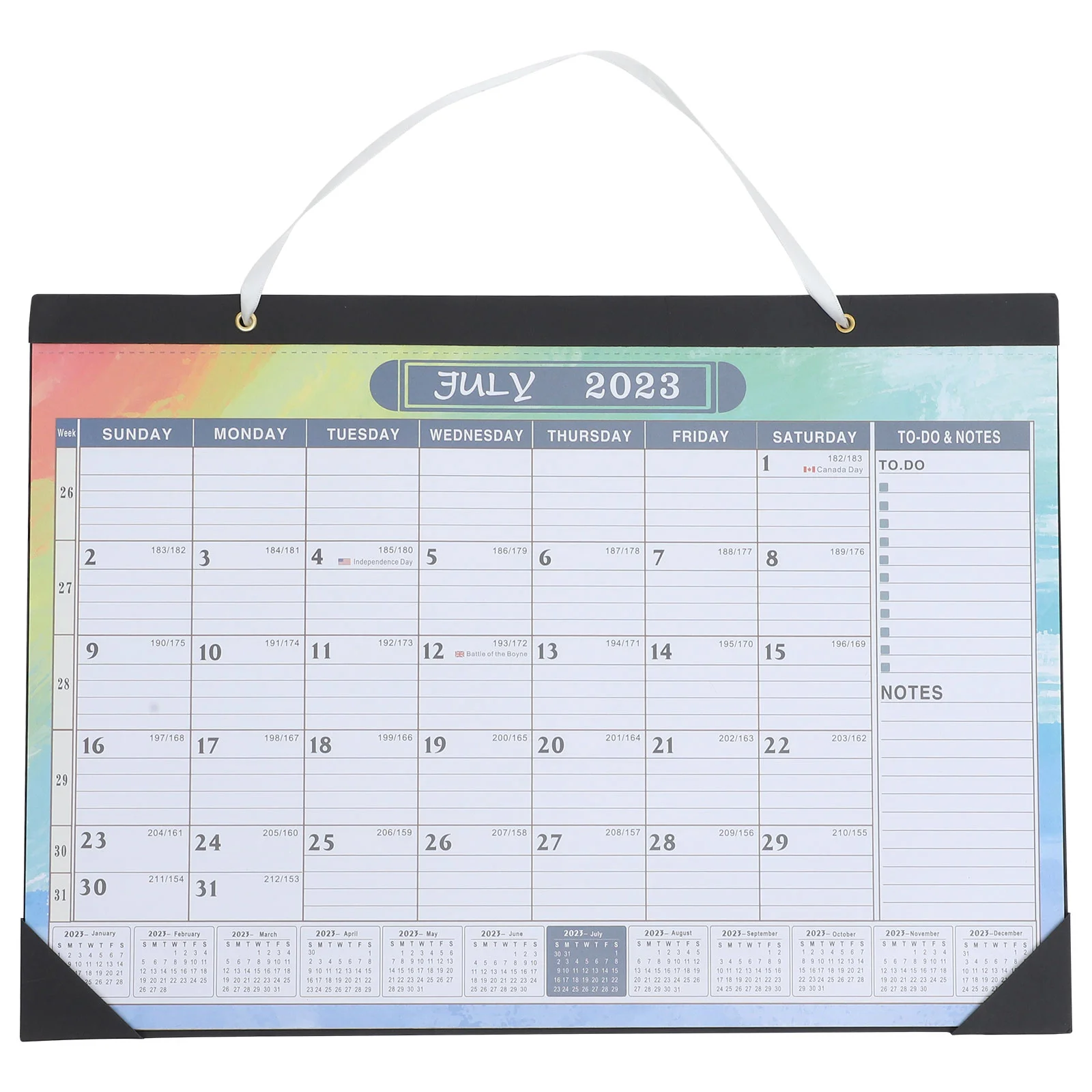 

2024 Wall Calendar 2023 Monthly Hanging 2023-2024 Office Home Accessory Desktop