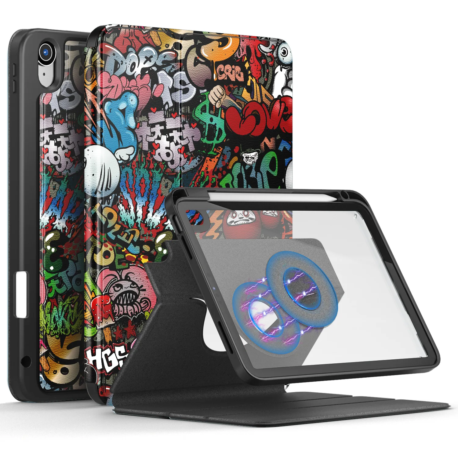 

Magnetic Smart Stand Case For iPad 10th 10.9" 2022 Case Detachable Back Cover Auto Sleep/Wake Function funda
