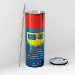 Stainless Steel Insulated Thermos Cup with Lid and Straw - 600ml Double - Wall Design, Full Print - 501 - 600ml (1pc)