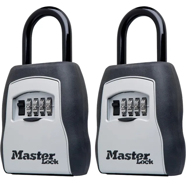 Master Lock Key Lock Box Outdoor Lock Box for House Keys Key Safe with Combination Lock Stainless Steel Password Key Box 1