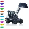 LESU 1/14 AOUE MCL8 RC Hydraulic Wheeled Loader Metal 4x4 Painted Finished Remote Control Vehicles with Sound Light Toys Model 1