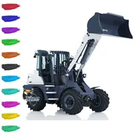 LESU 1/14 AOUE MCL8 RC Hydraulic Wheeled Loader Metal 4x4 Painted Finished Remote Control Vehicles with Sound Light Toys Model 1