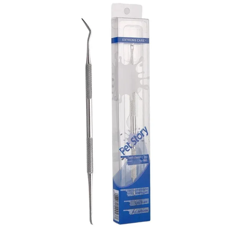 Pet Dog Dental Scraper - Stainless Steel Oral Cleaning & Breath Freshening Tool