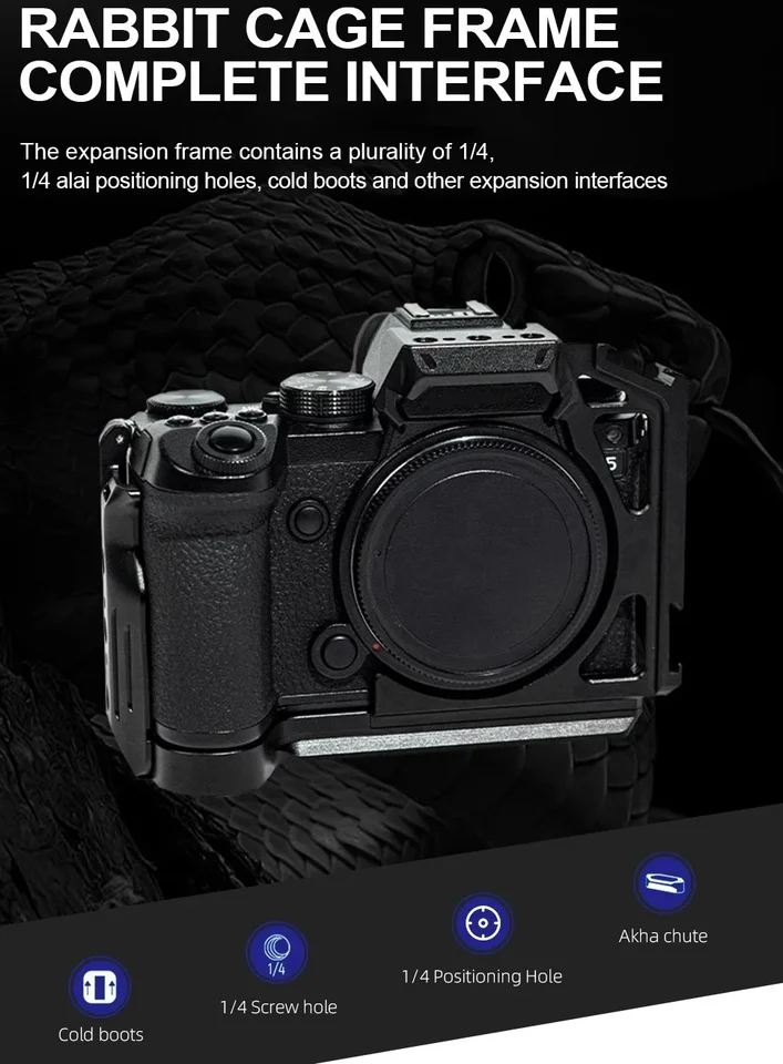 YANZUO Camera Cage, For Panasonic Lumix S5 Stabilizer Camera Metal