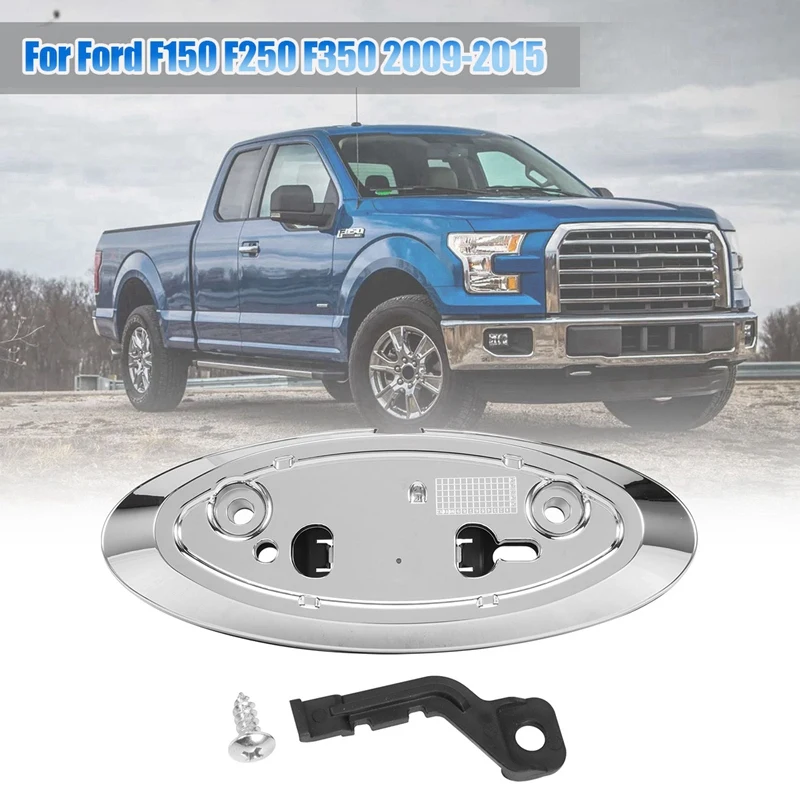 

AL3Z-19H511-A Emblem Mount Bezel Tailgate Camera Rear View Camera Part For Ford F150 F250 F350 2009-2015 Housing Bezel Chrome