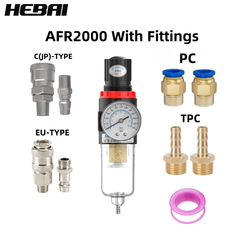 Pneumatic Filter Air Filter 1/4 For Air Compressor