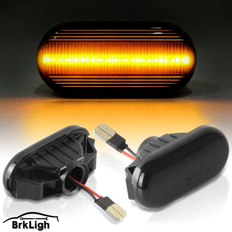 

2Pcs 12V Car Dynamic Side Marker Indicator Light Lamp NIS-26160AX001 For 350Z Z33 Navara D40 Cube Pathfinder R51 Qashqai J10