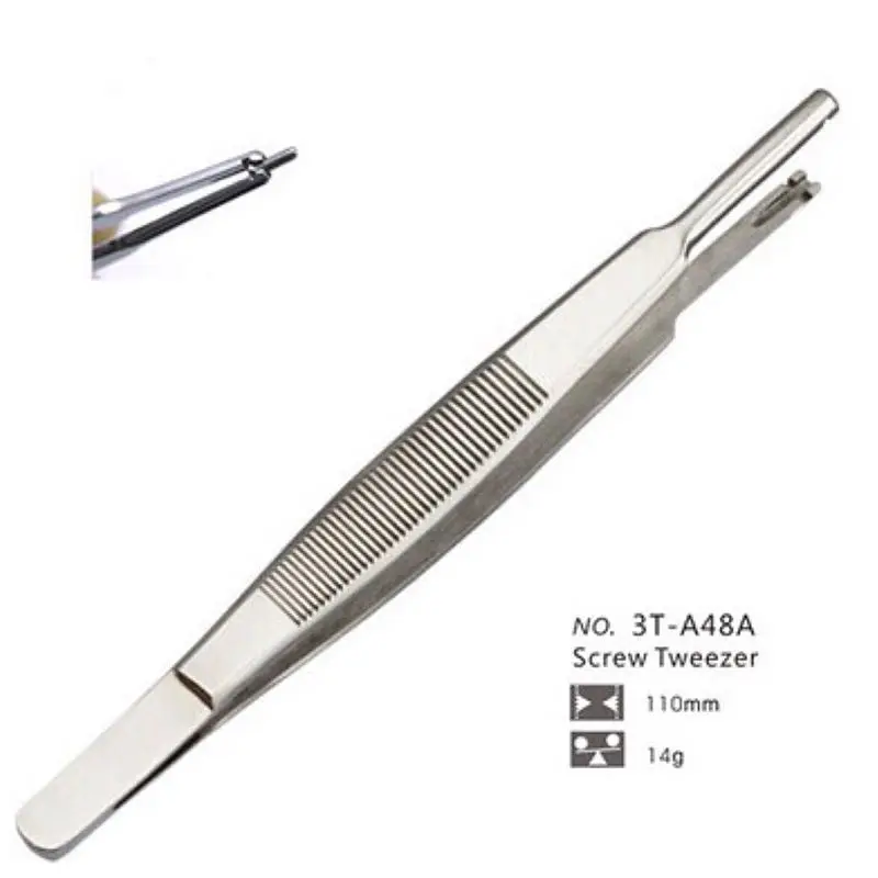 

Eyeglasses Repair Tweezers Stainless Steel Mini Screws Holder Tweezers Clip for Glasses, Watch, Small Electronics Repair пинцет